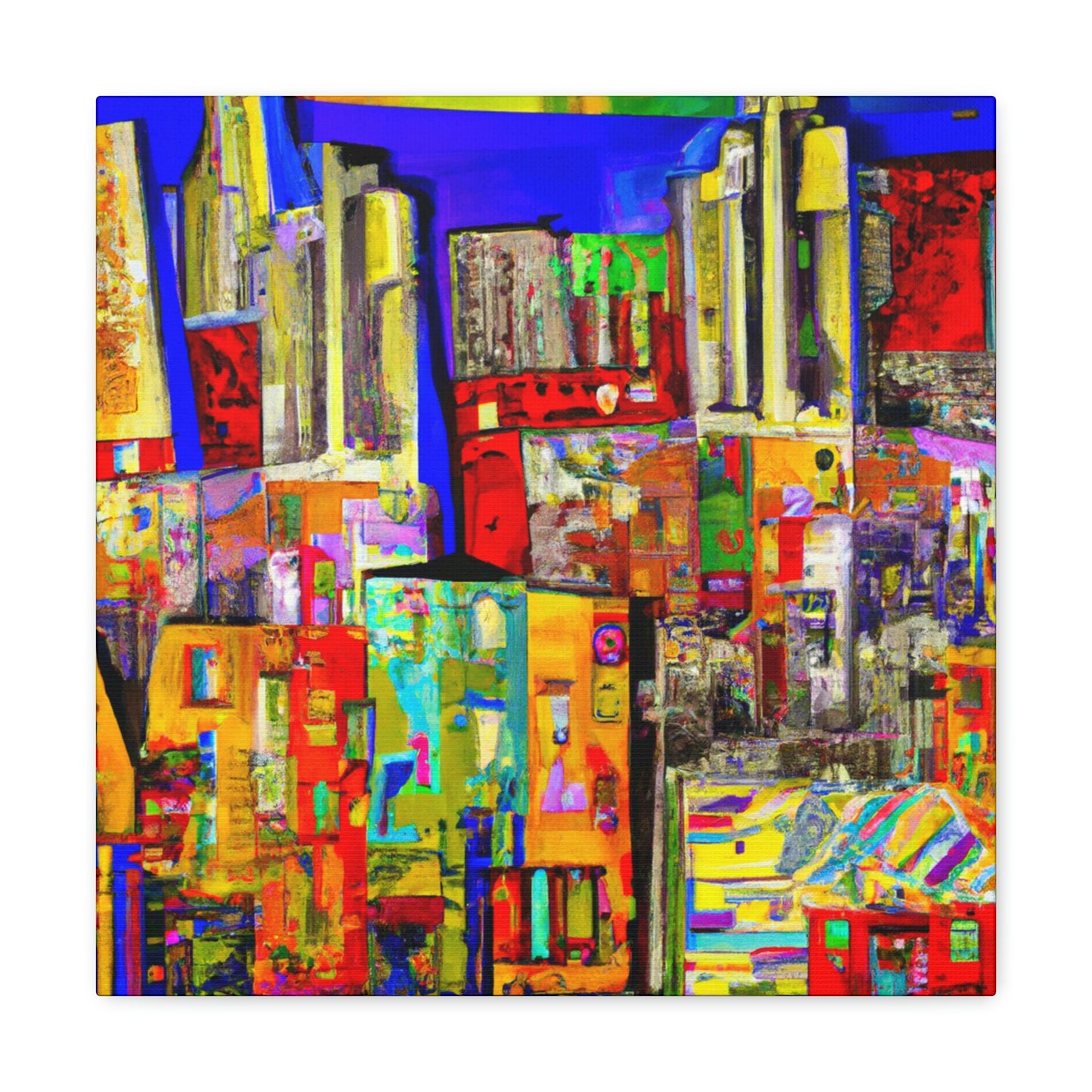 Urban Street Panorama - Canvas