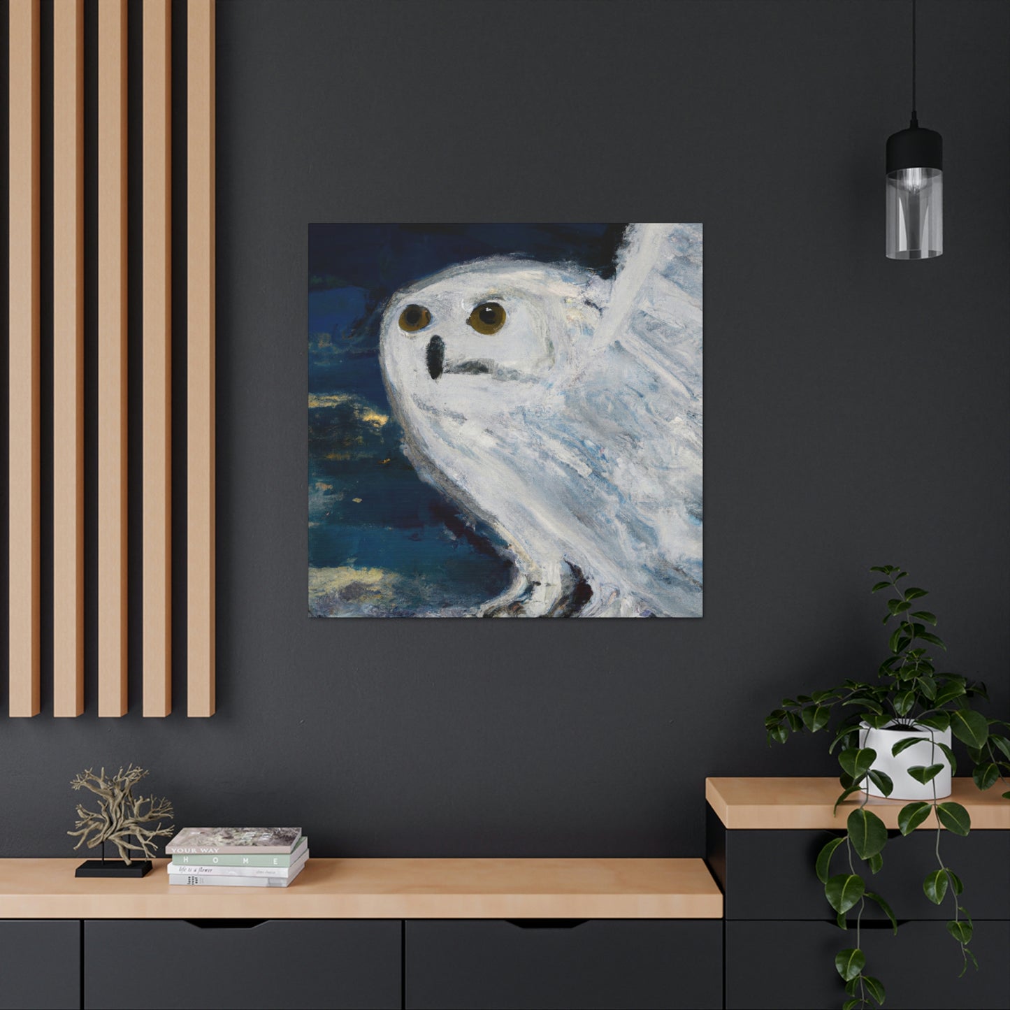 Snowy Owl Majesty - Canvas