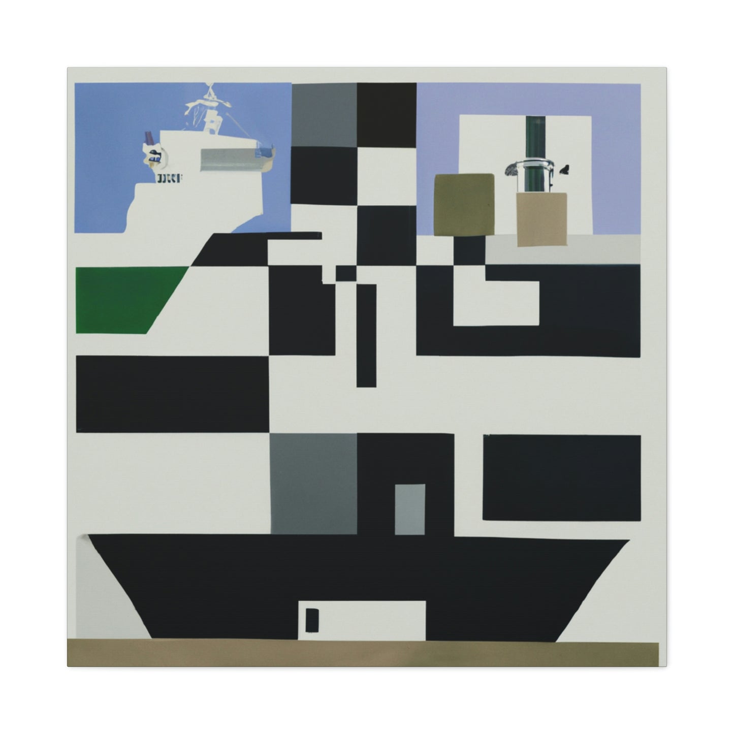 "Battleship in Surreality" - Canvas