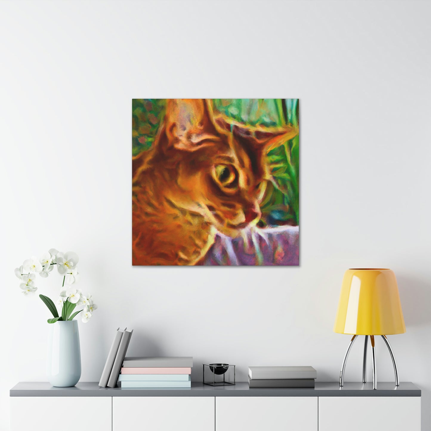 "Abyssinian Colorful Dreams" - Canvas