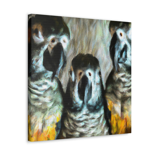 Parrot Party in Senegal - Canvas