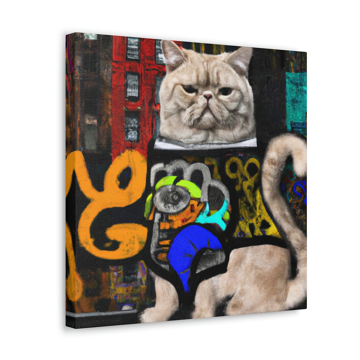 Kitty in Splendour - Canvas