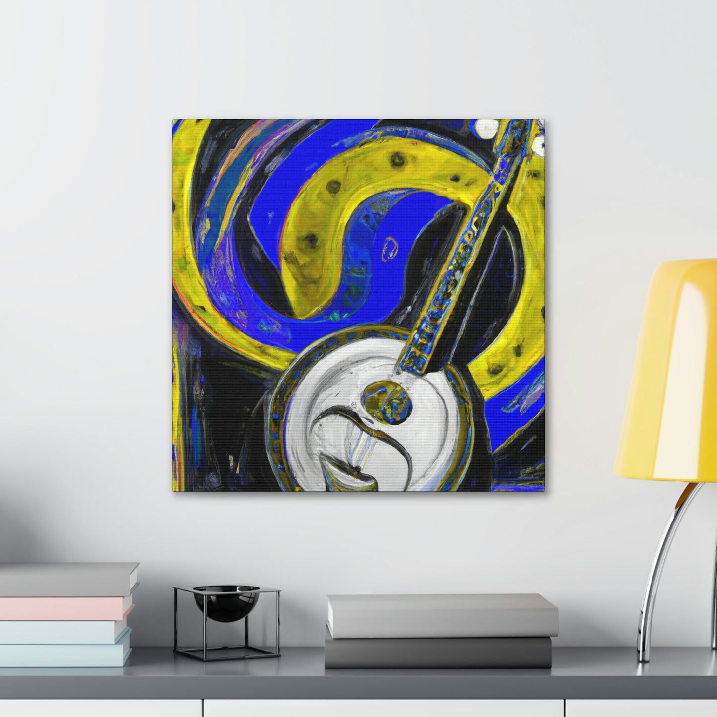 "The Banjo Illustration" - Canvas