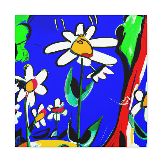 "Daisy in Expressionism" - Canvas