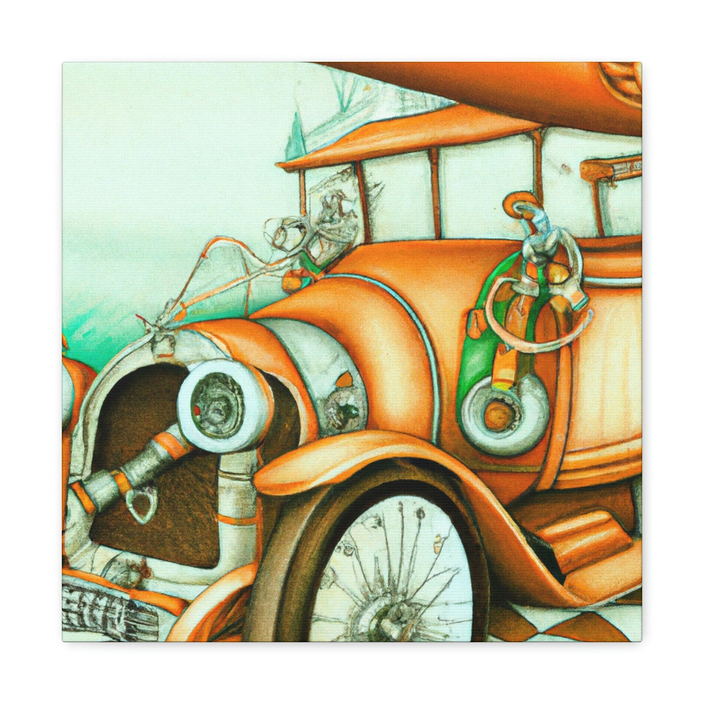 "Automobile Musing Dreams" - Canvas