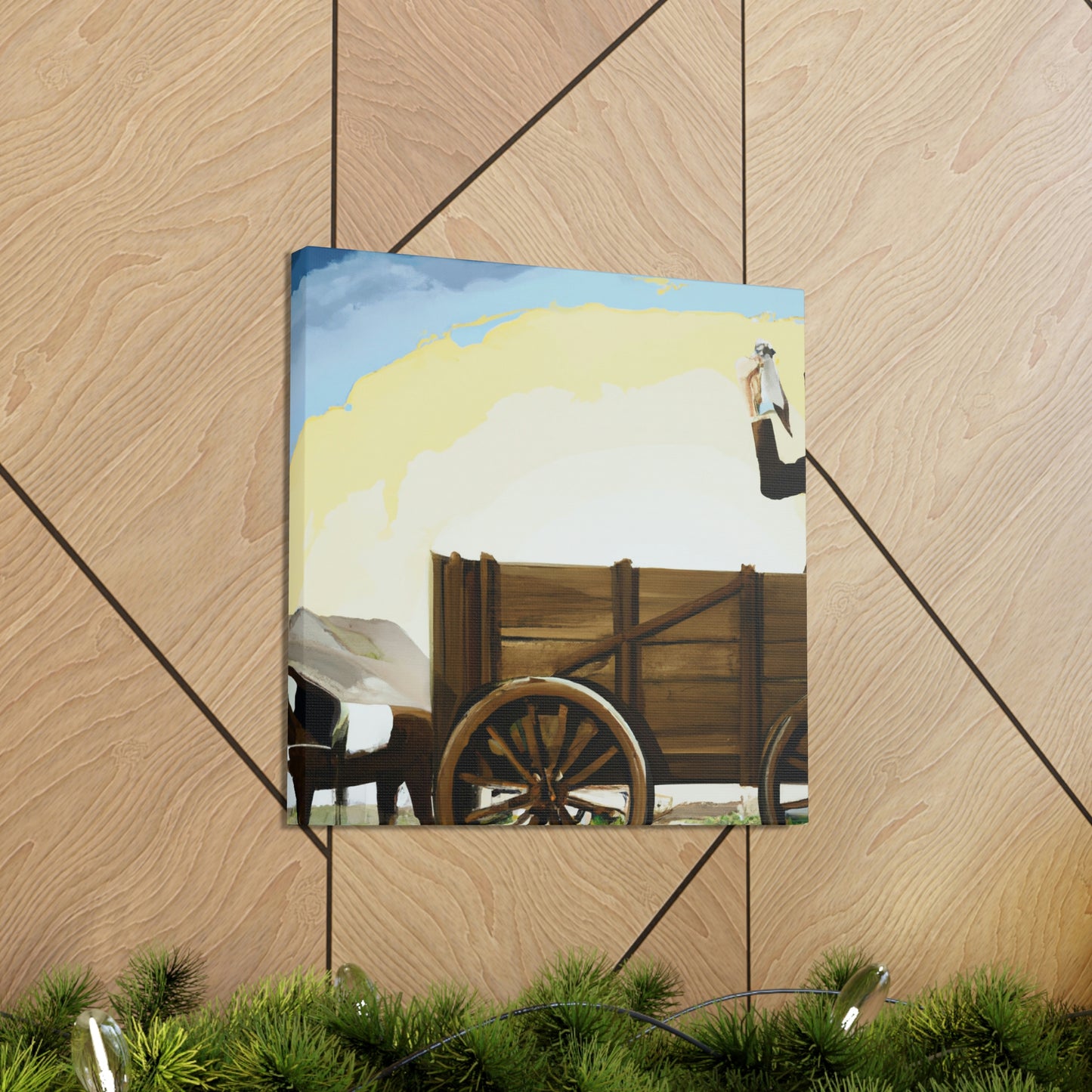 Old Cowpoke Memories - Canvas