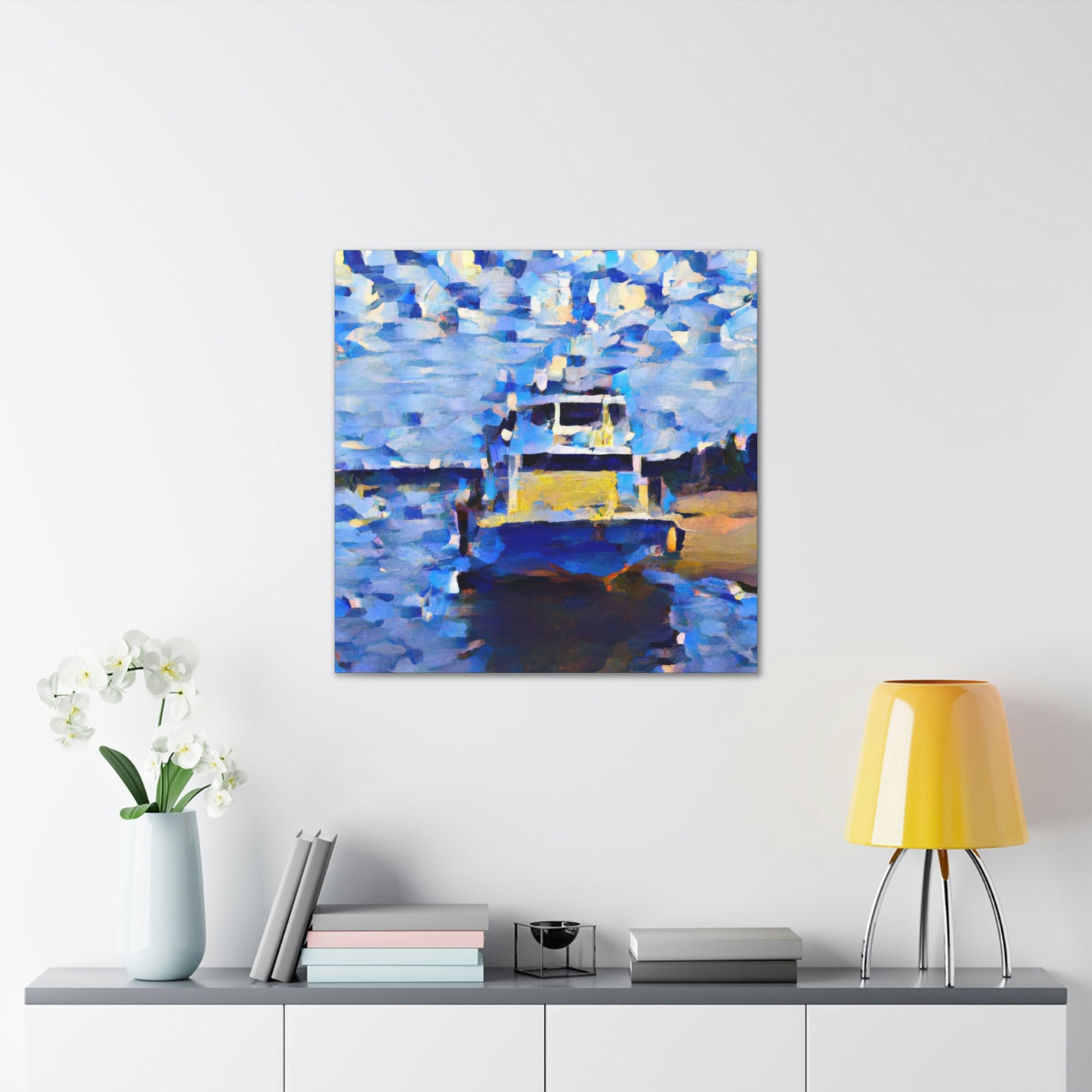"Boat on the Waves" - Canvas