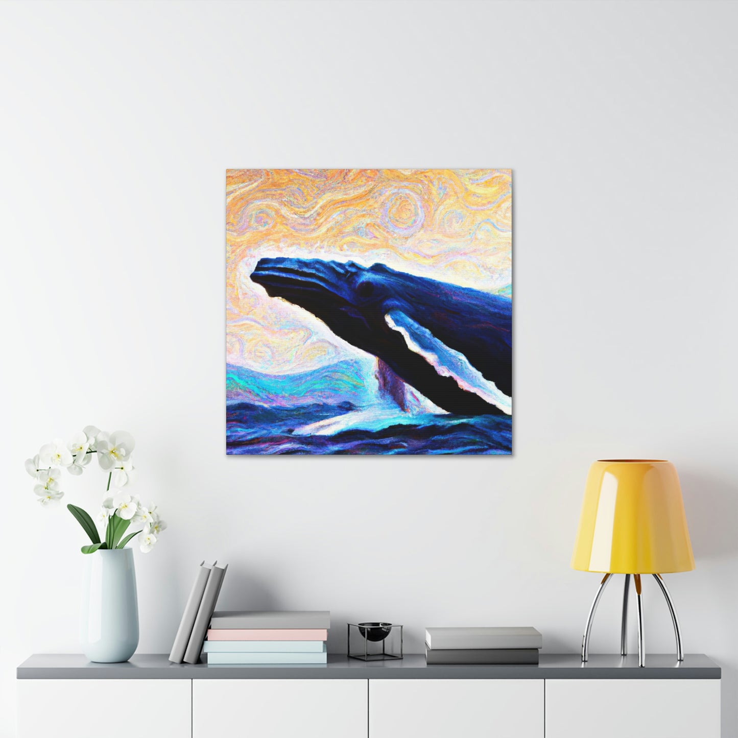 "Humpback Whale Enchantment" - Canvas