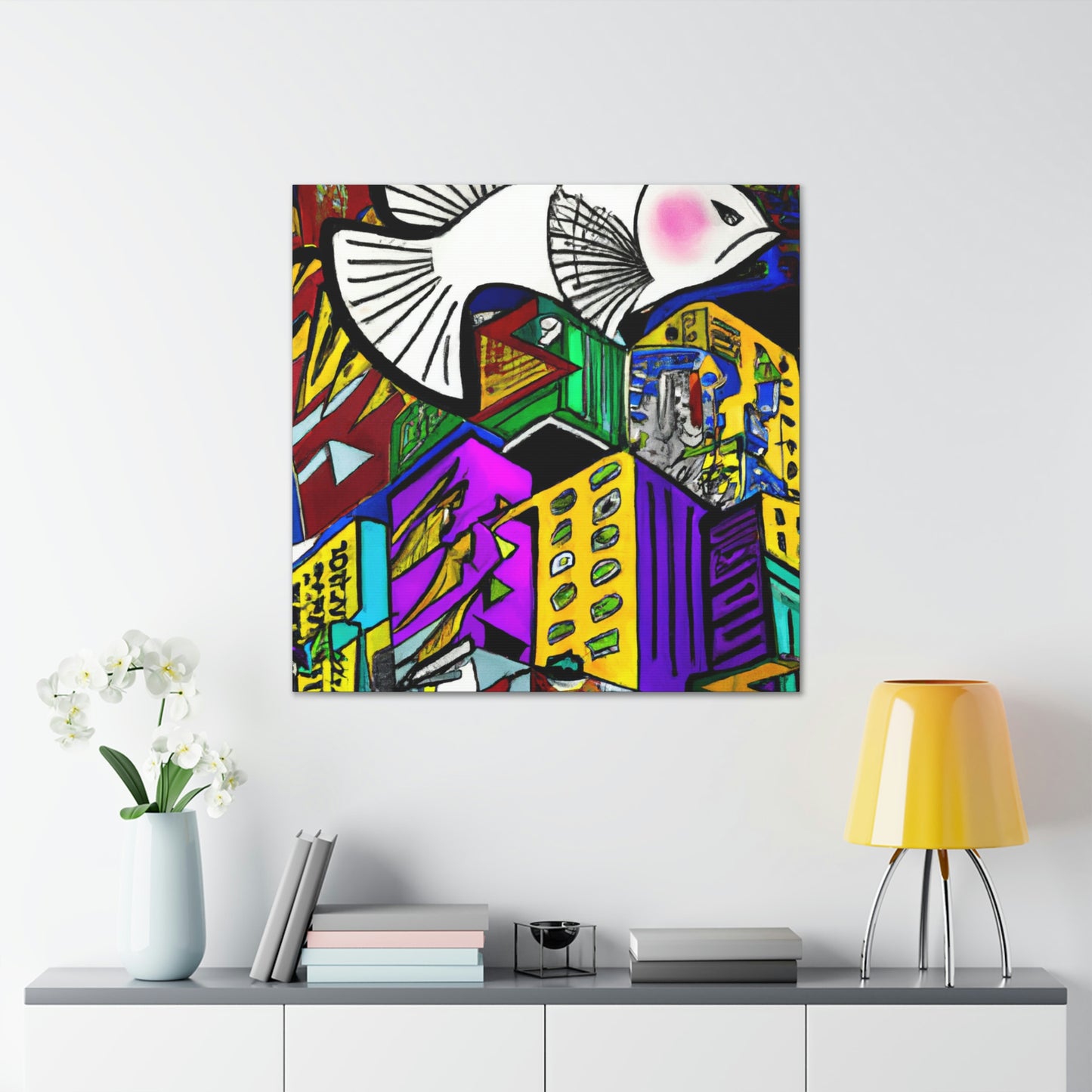 "Betta of the Roaring 20s" - Canvas