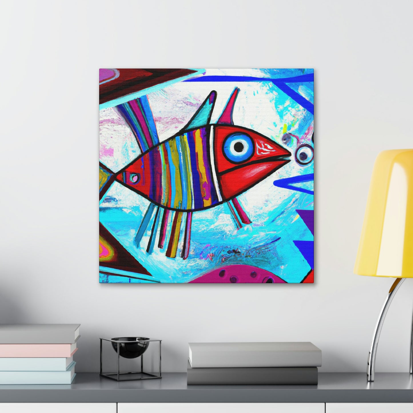 "Fish of the Unseen" - Canvas