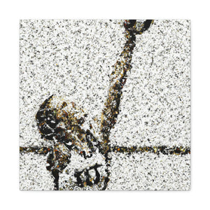 Volleyball in Pointillism - Canvas