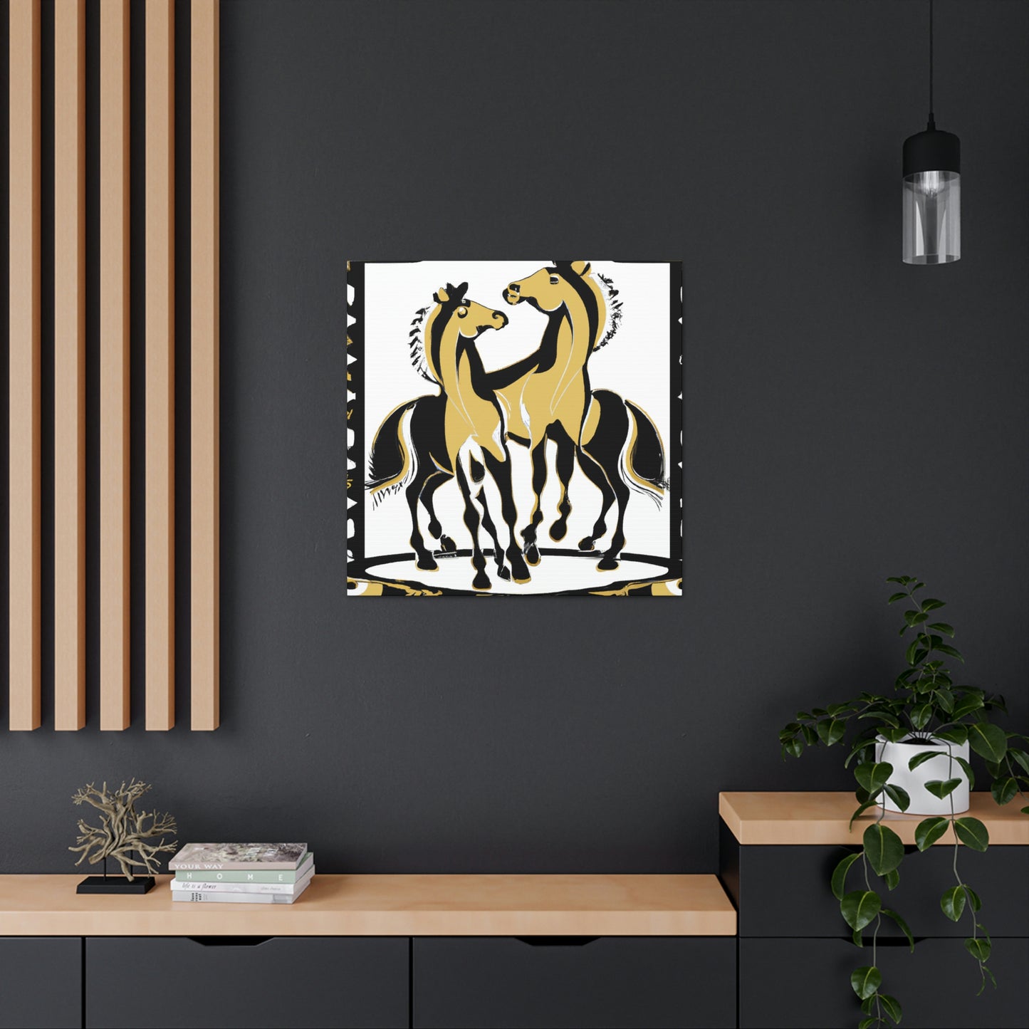 "Horses of the Jazz Age" - Canvas