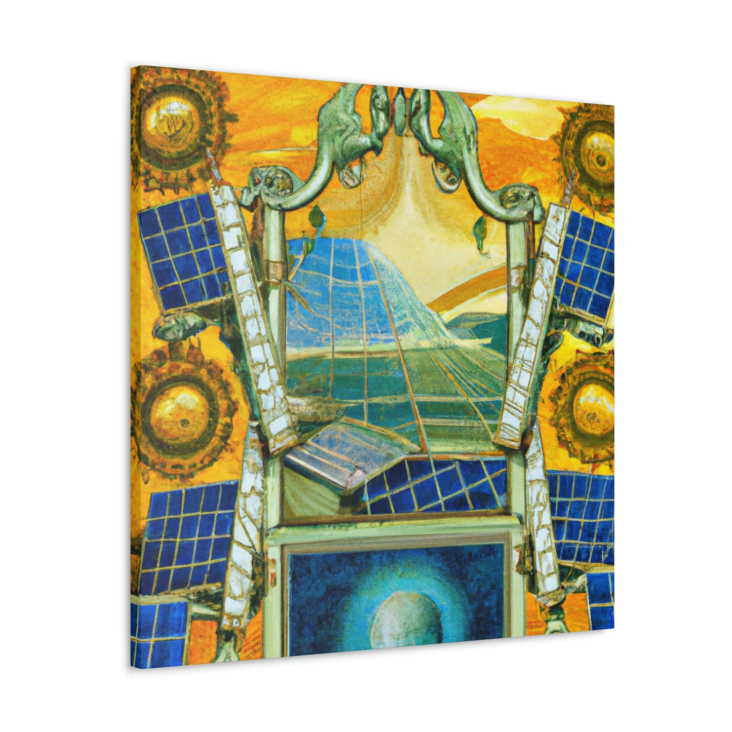 "Solar Panels Aristocracy" - Canvas