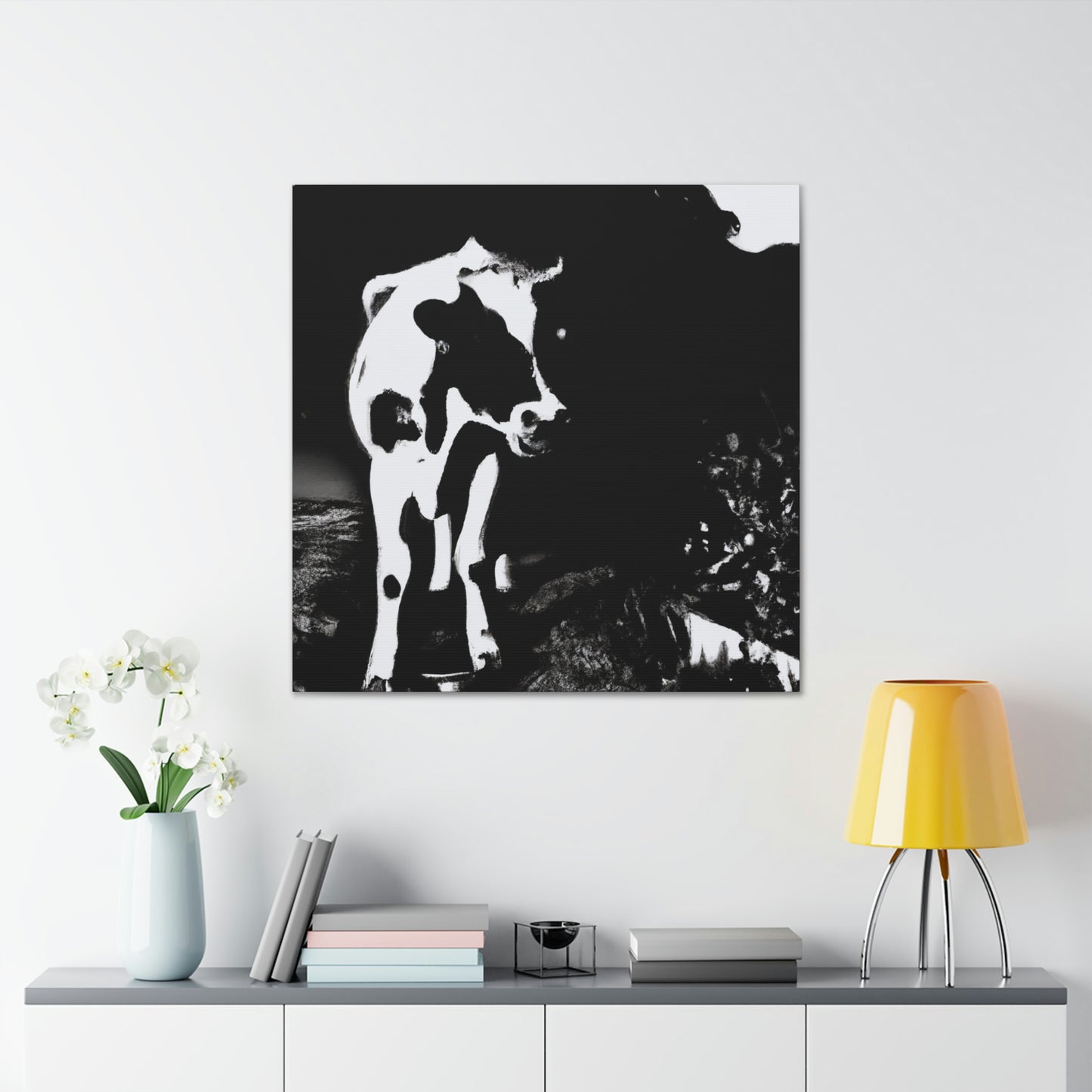 Milking the Contentment - Canvas