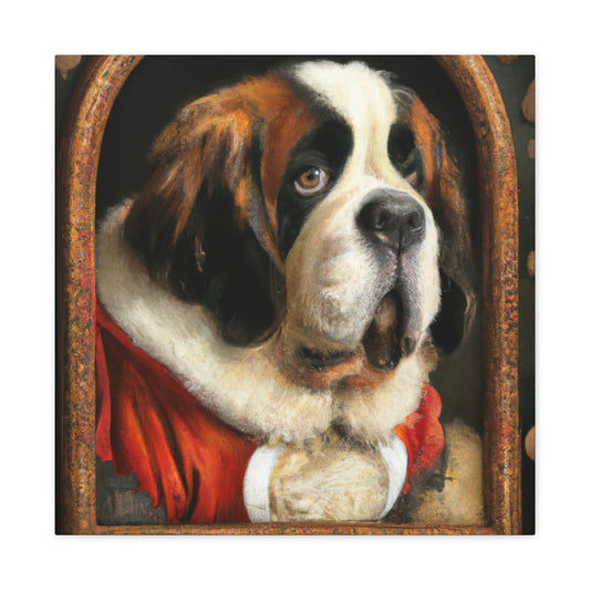 The Saint Bernard Blessing - Canvas