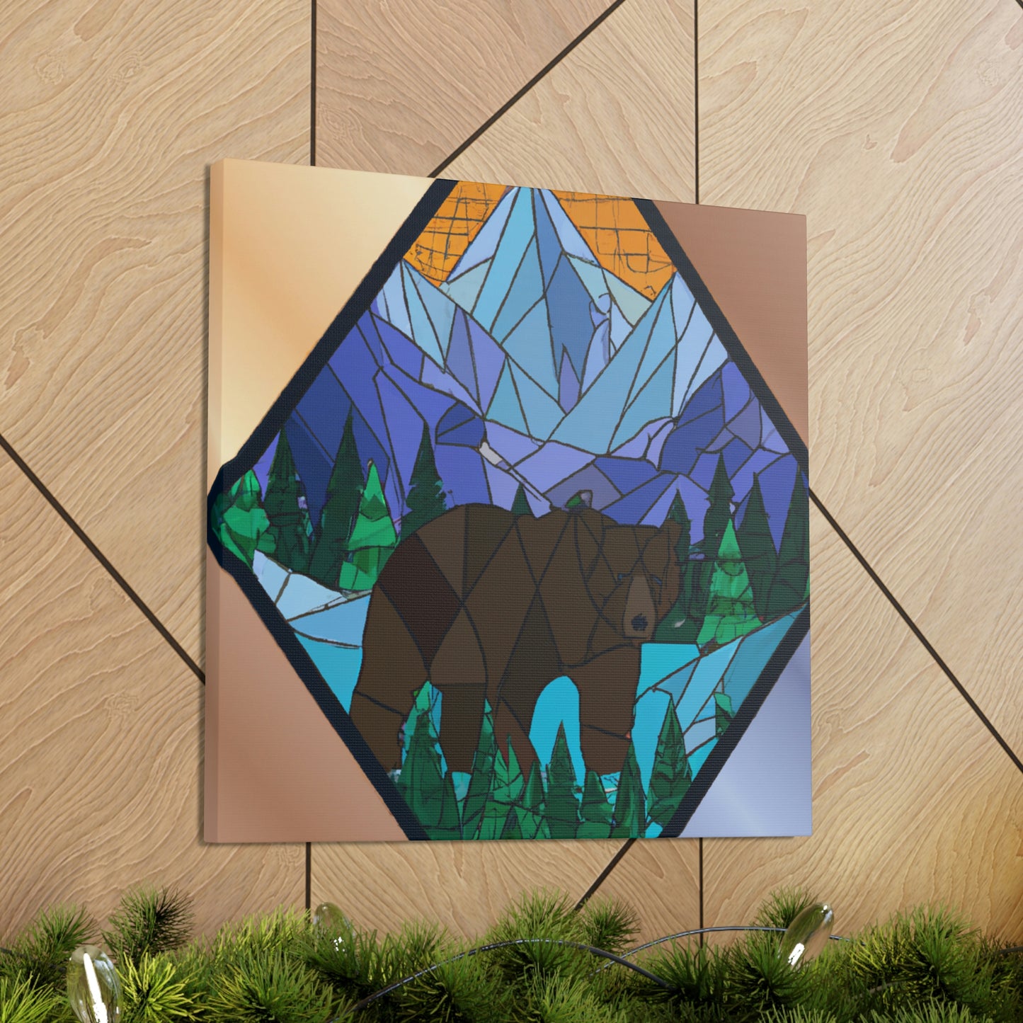 "Bears of Art Deco" - Canvas