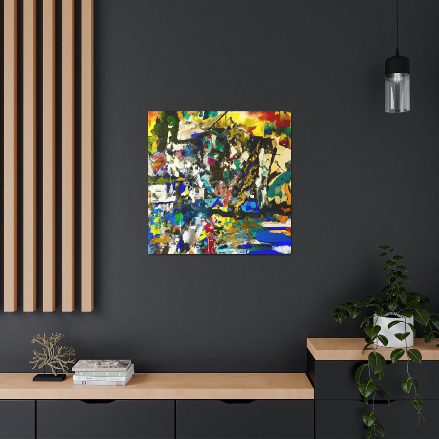 "Dancing Colorful Splendor" - Canvas