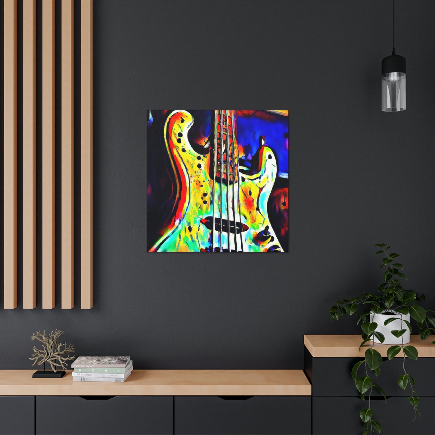 Groove of the Bass - Canvas