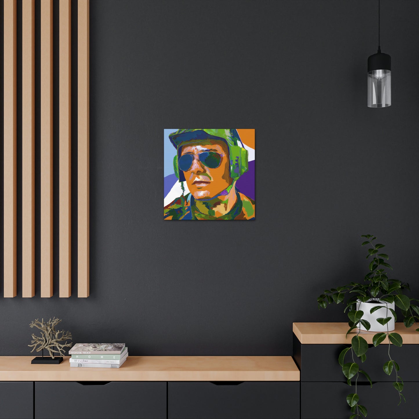 Pilot in Pop Art - Canvas