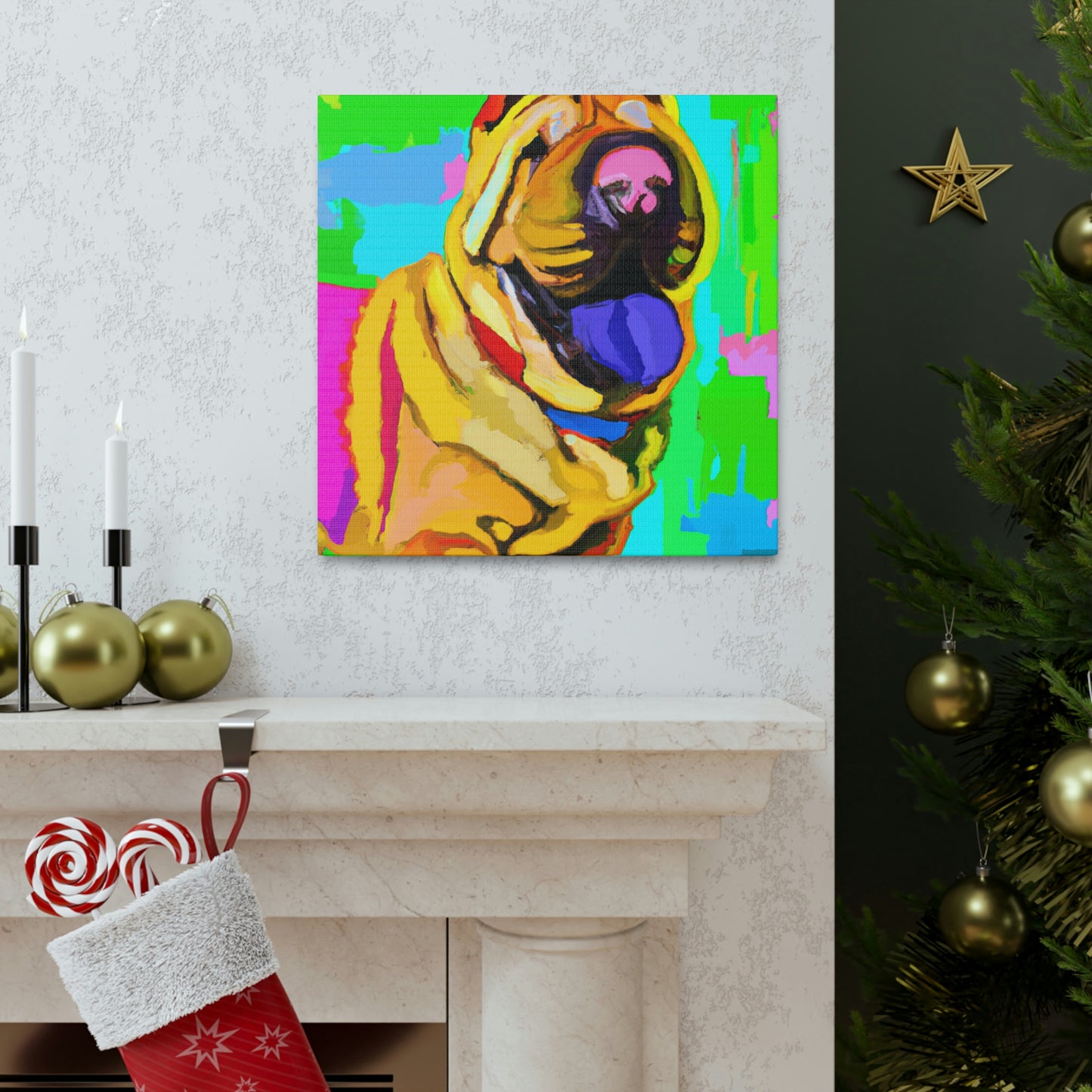 Shar Pei Minimalism - Canvas