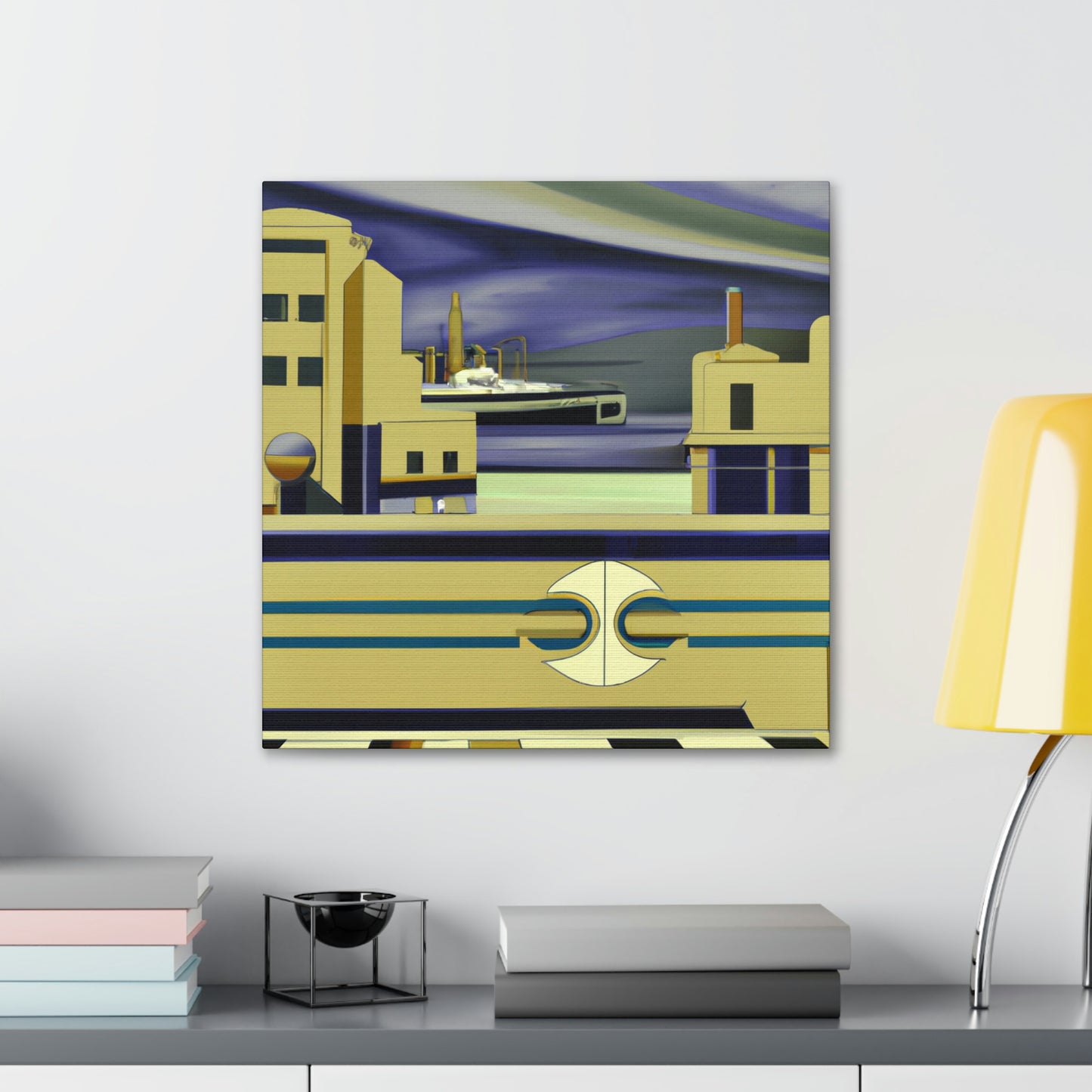 Seawall Reflection Sparkle - Canvas