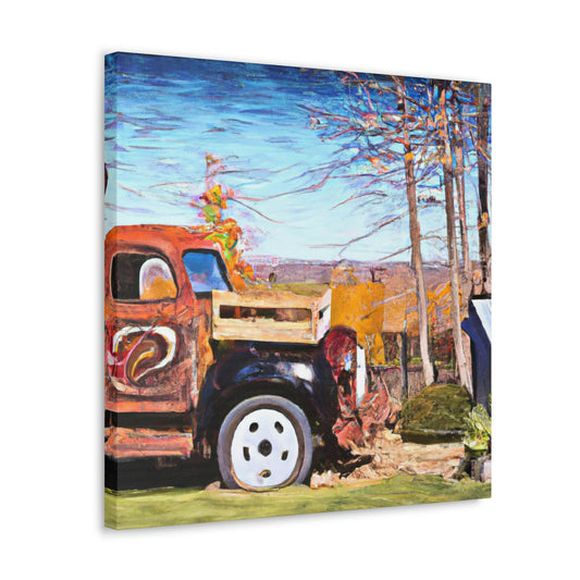 By The Old Truck -Canvas