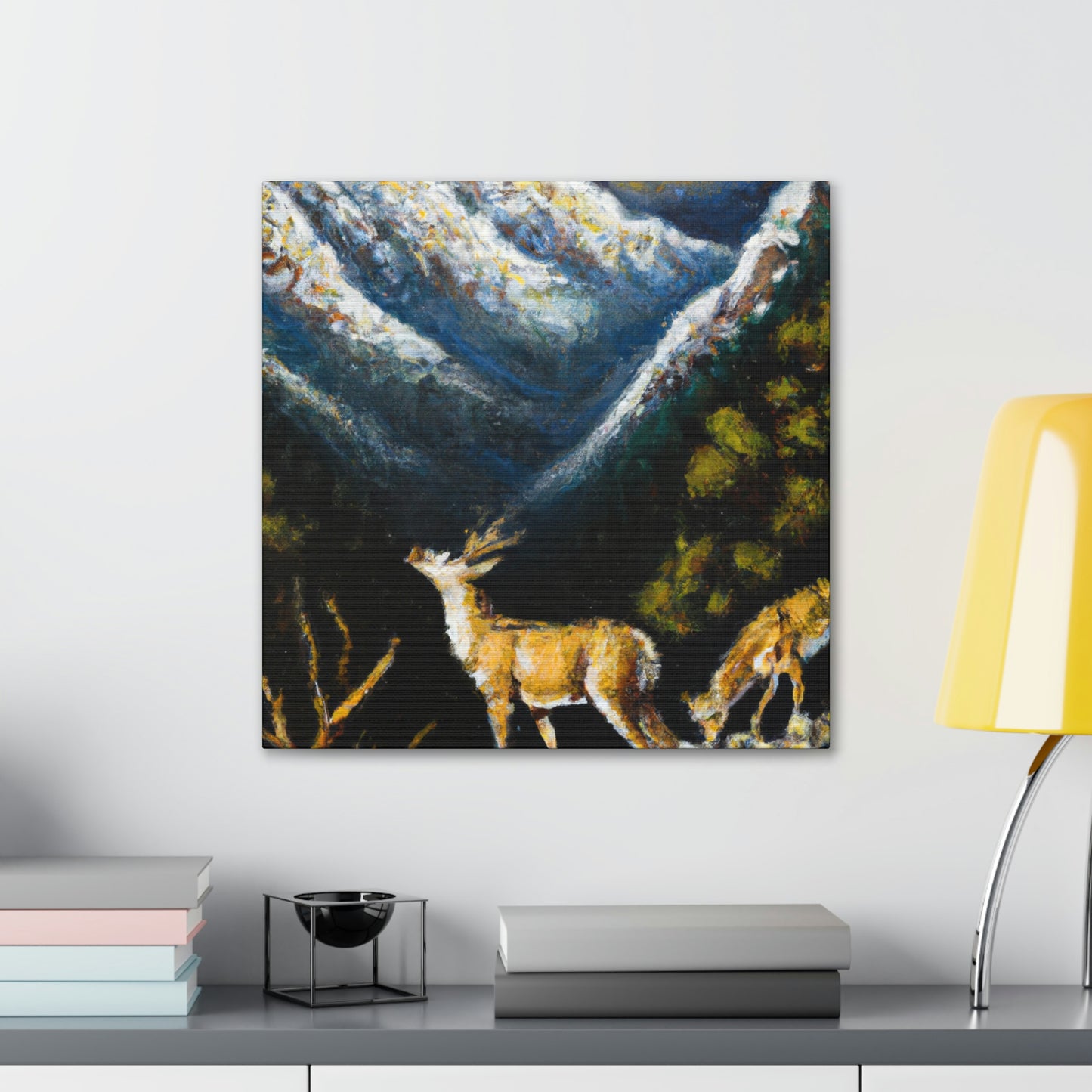 “Deer In Expressionism” - Canvas