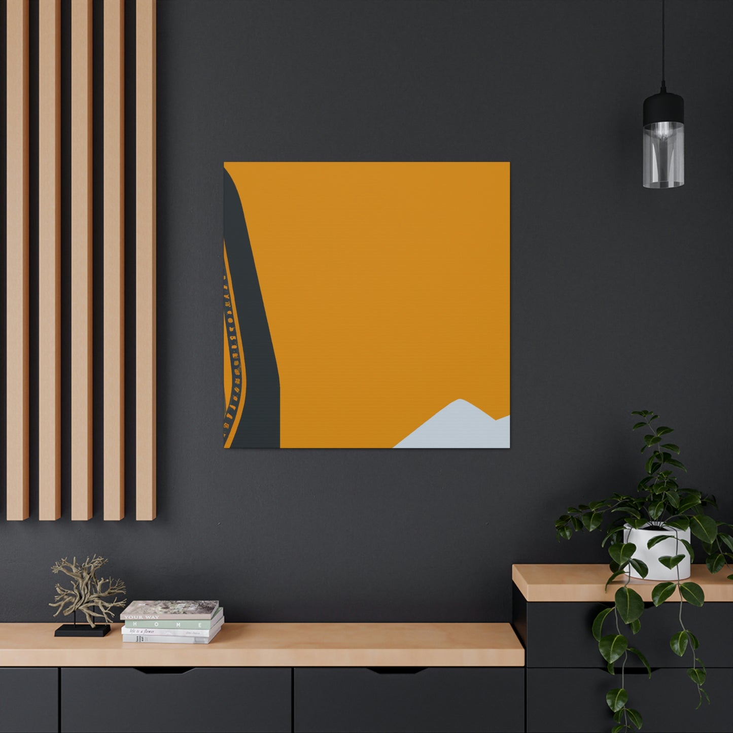 "Harp of Minimalism" - Canvas