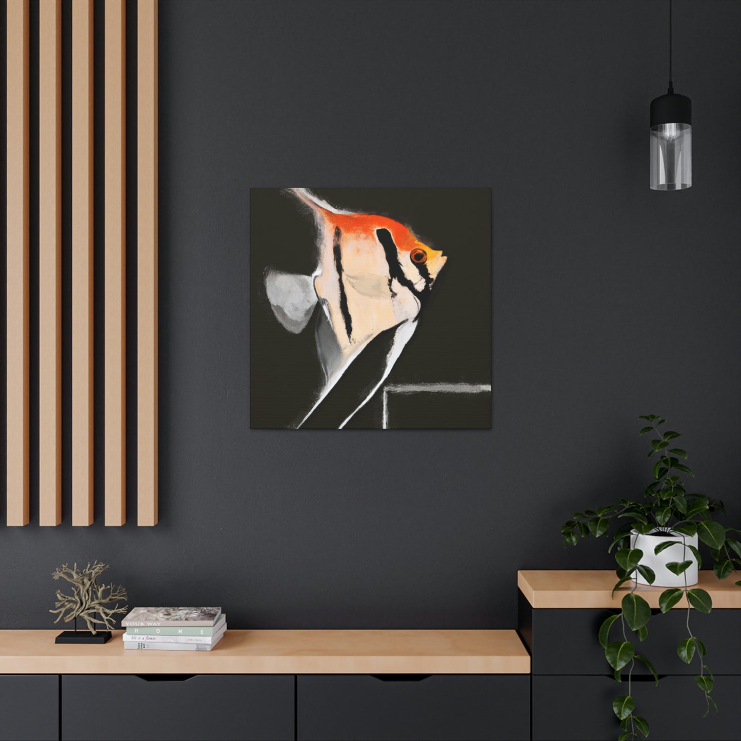 "Angelic Minimalism Fish" - Canvas