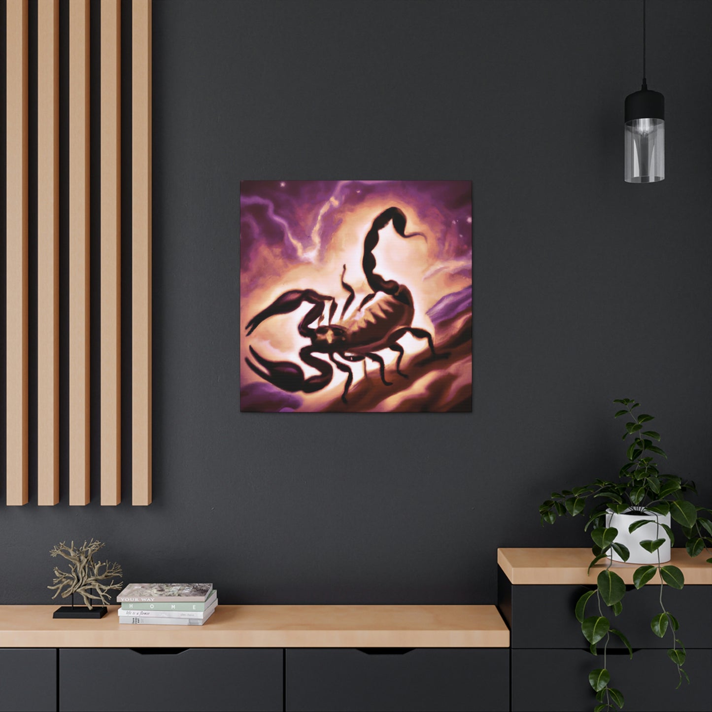 Scorpion Art Deco - Canvas