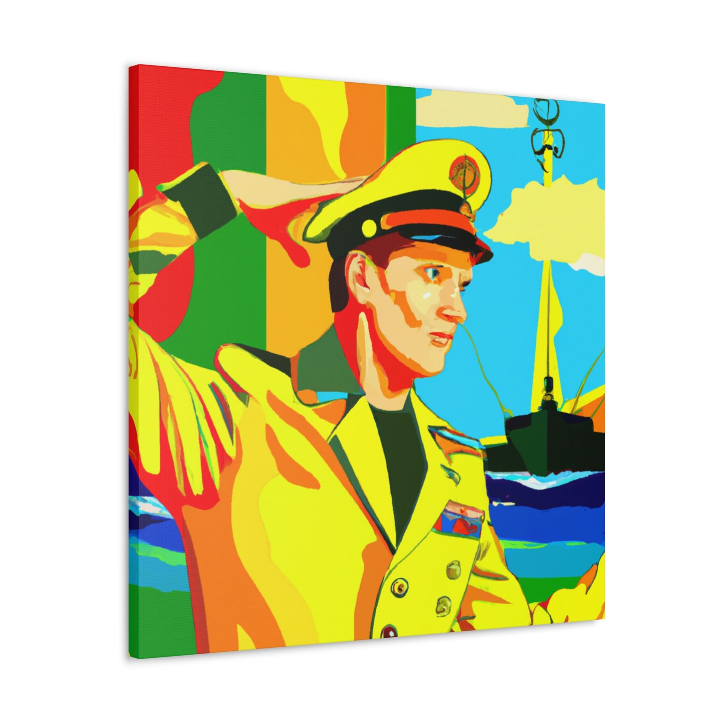 Marines in Pop Art - Canvas