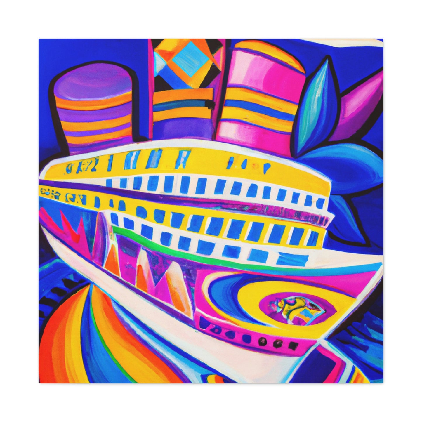 "Cruising the Deco Era" - Canvas