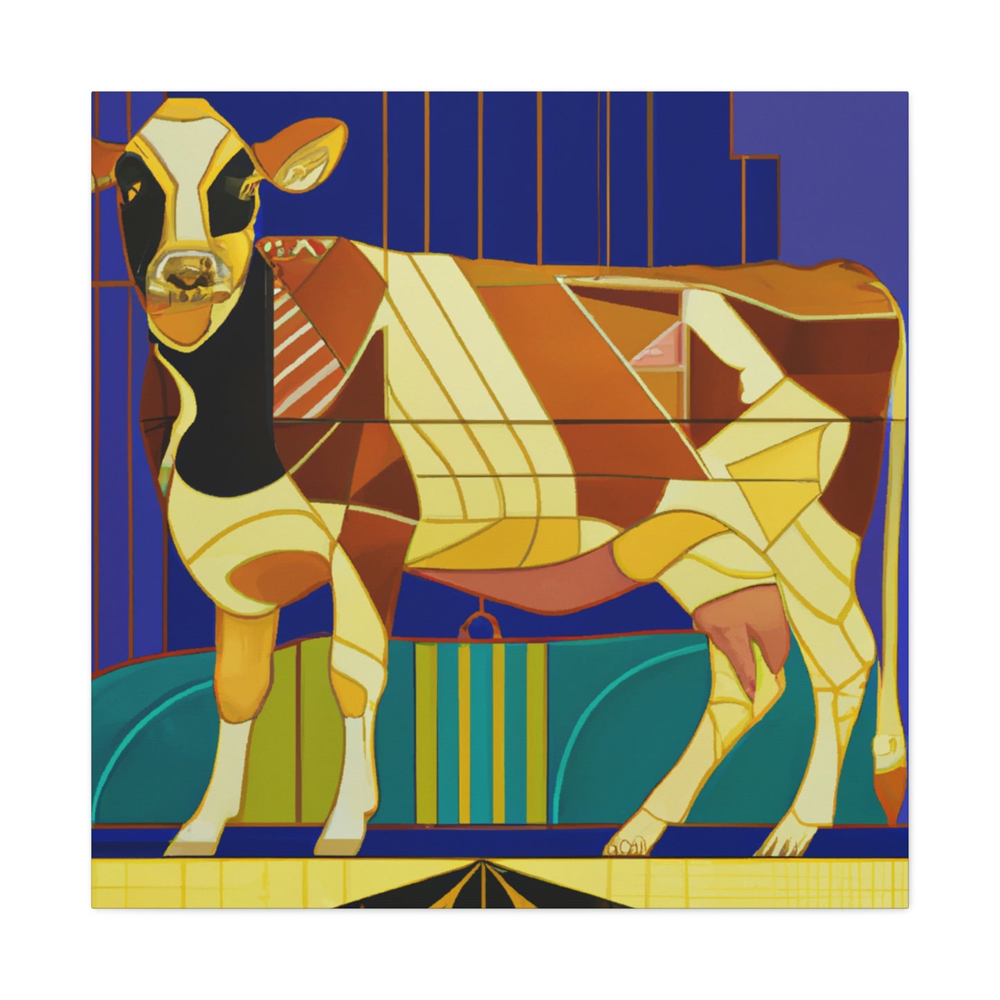 Jersey Cow Pegasus Float - Canvas