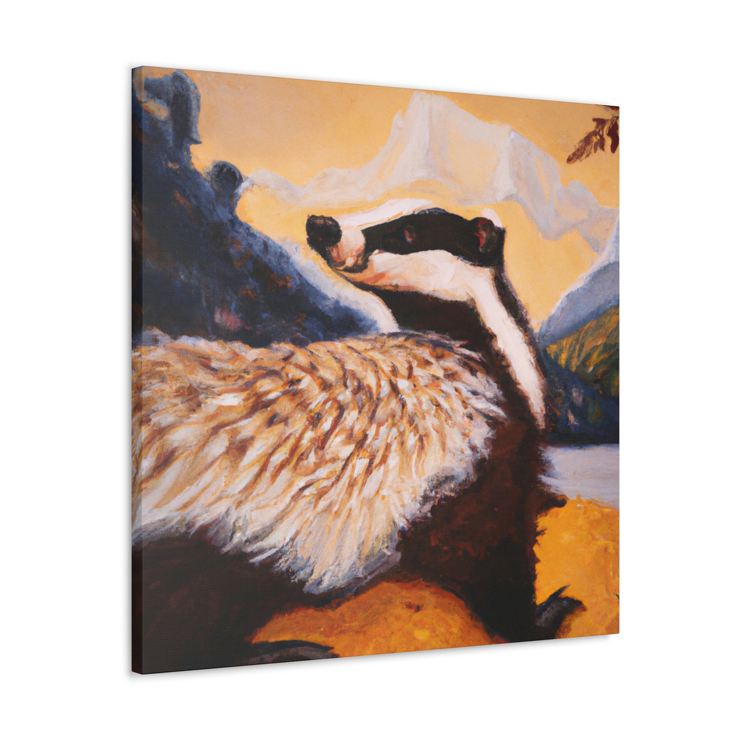 Badger in Deco Style - Canvas