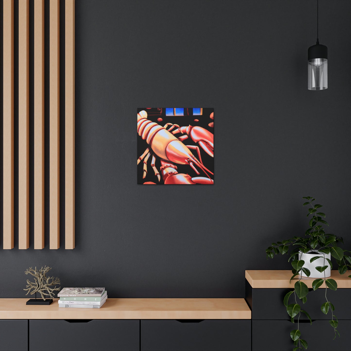 Lobster Lips Sparkle - Canvas