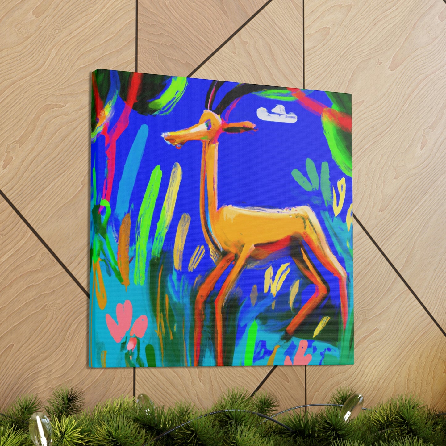 Gazelle in Expressionism - Canvas