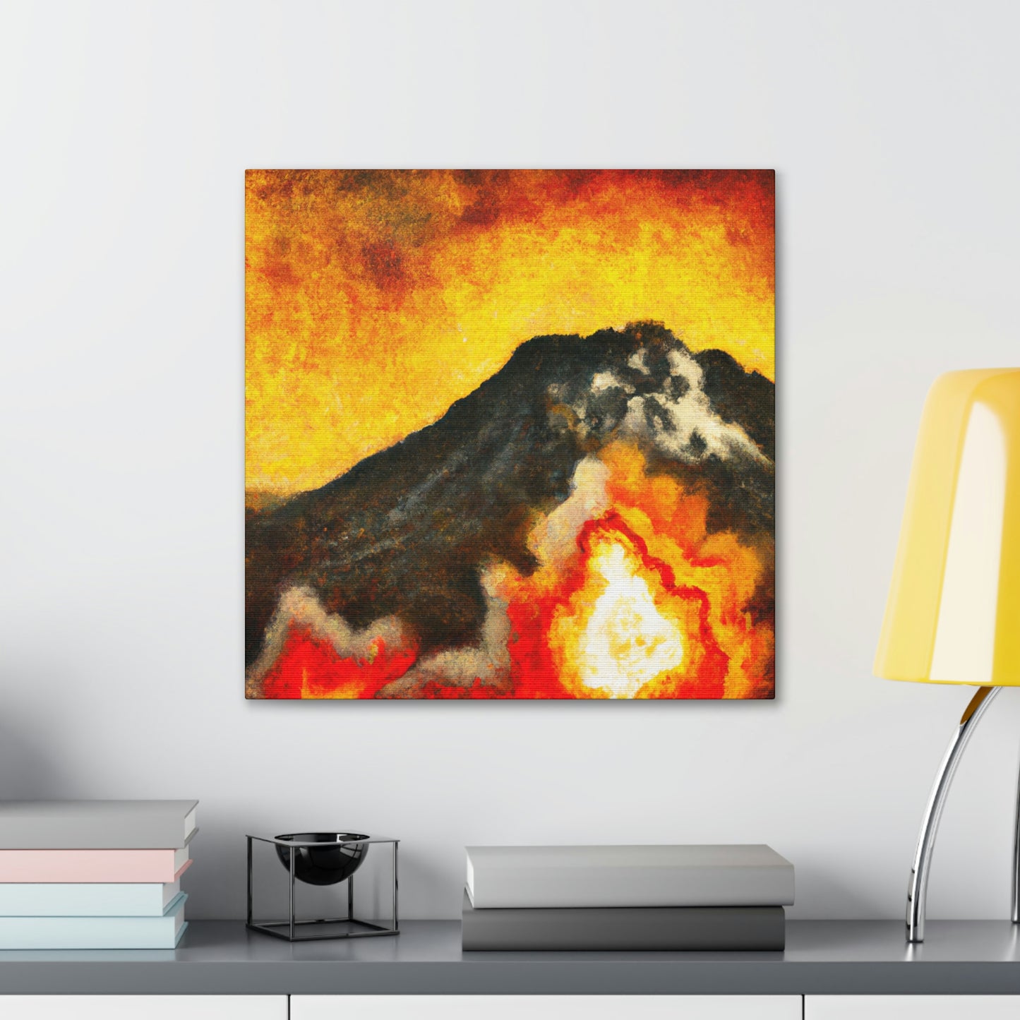 Volcanic Inferno Blaze - Canvas