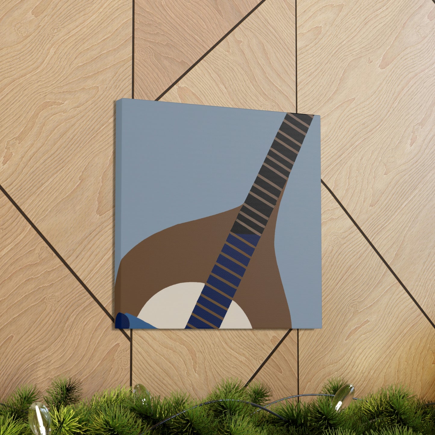 "Mandolin Minimalism Melody" - Canvas