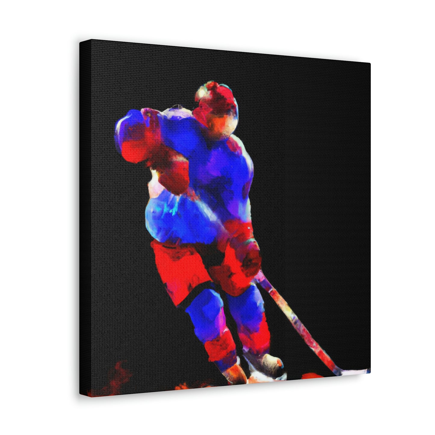 Hockey on Ice Art - Canvas