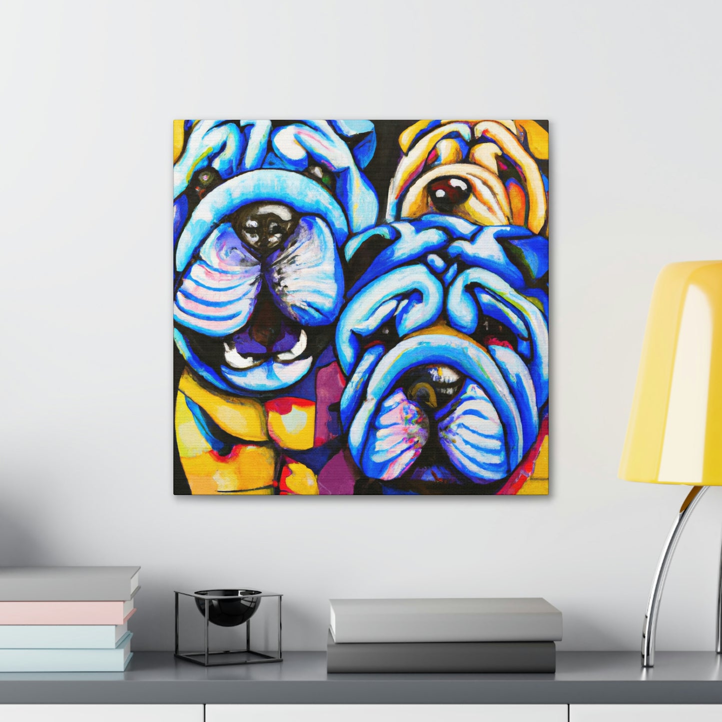 "Shar Pei Abstract Dream" - Canvas