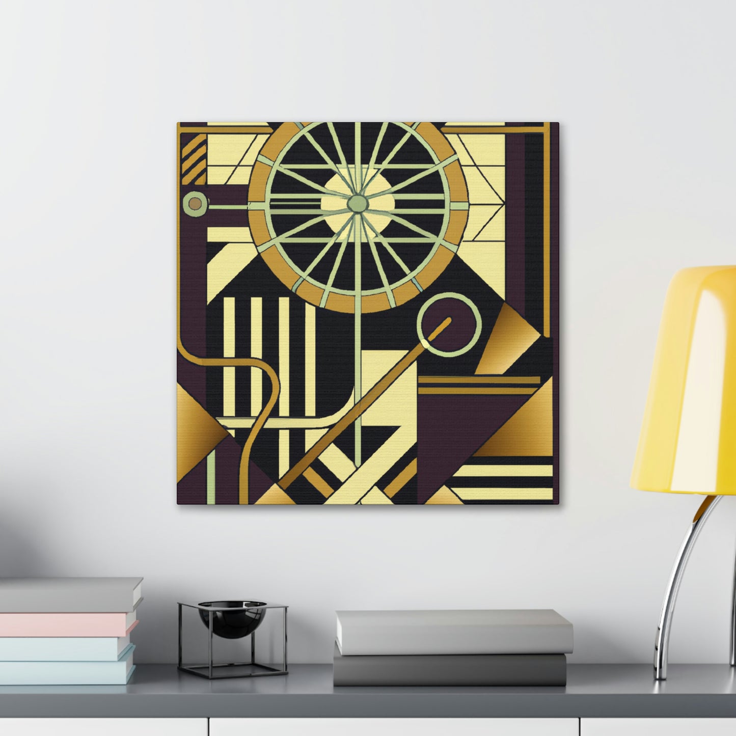 "Golden Jazz Symphony" - Canvas