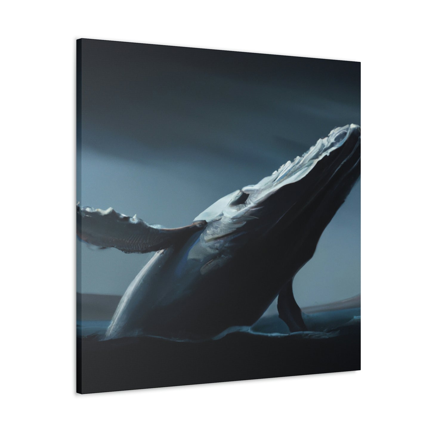 Humpback Whale in Neoclassicism - Canvas