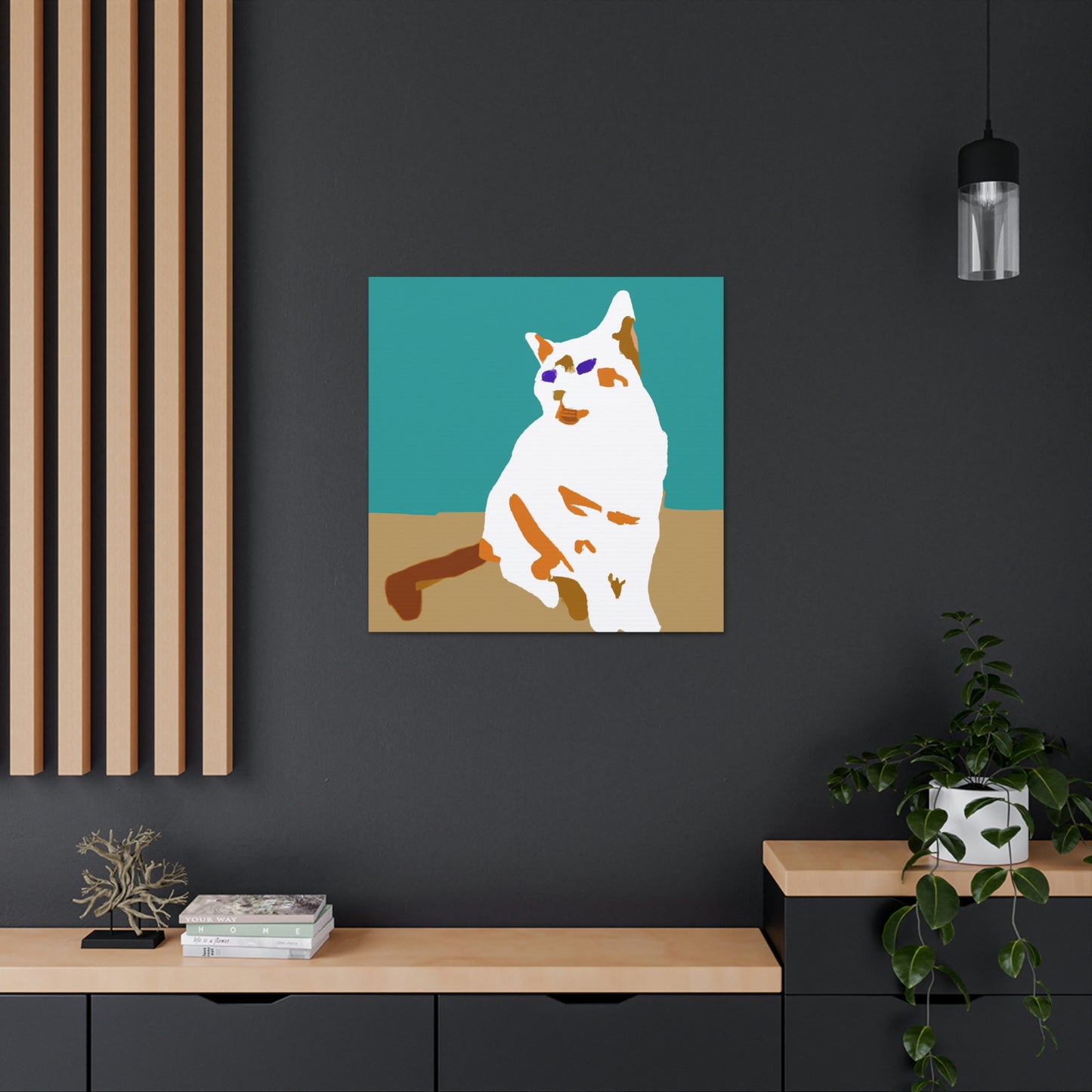 Cats in Minimalism - Canvas