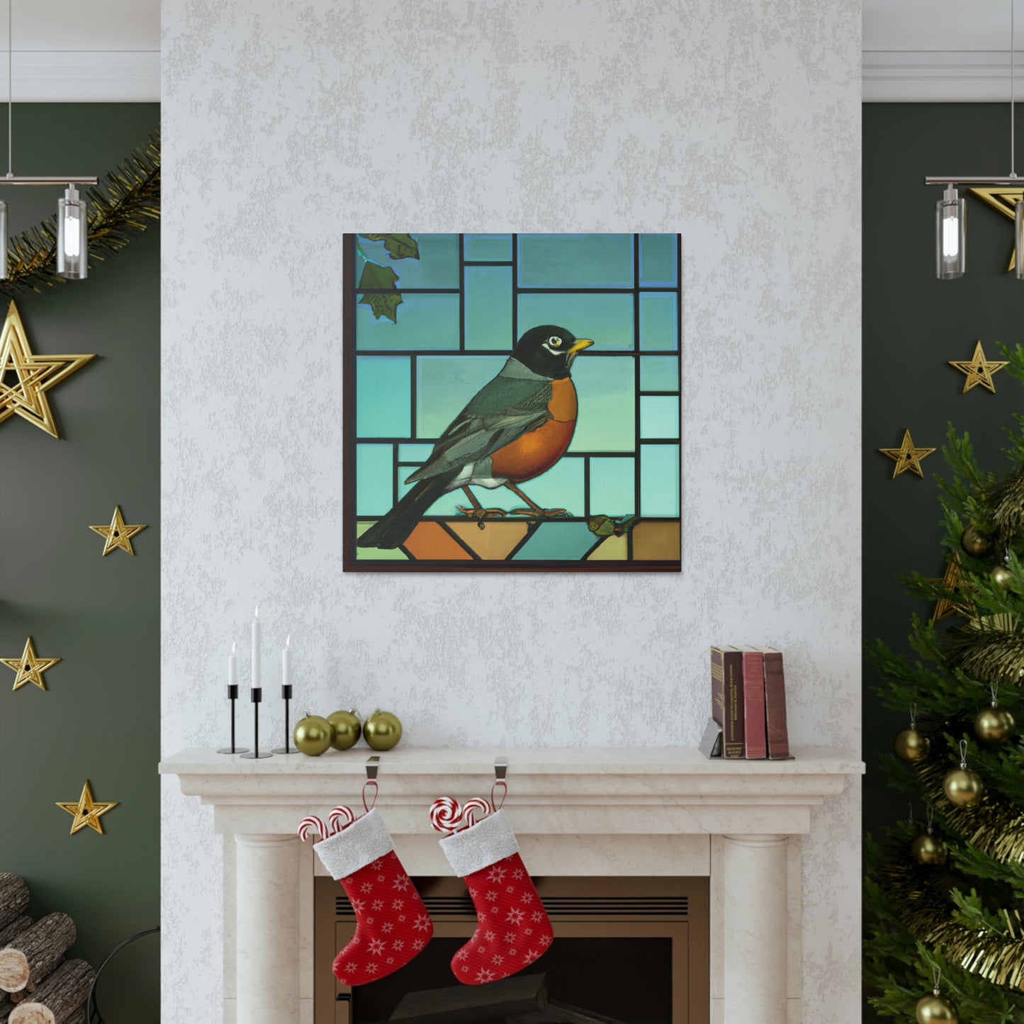 "A Robins Art Deco" - Canvas