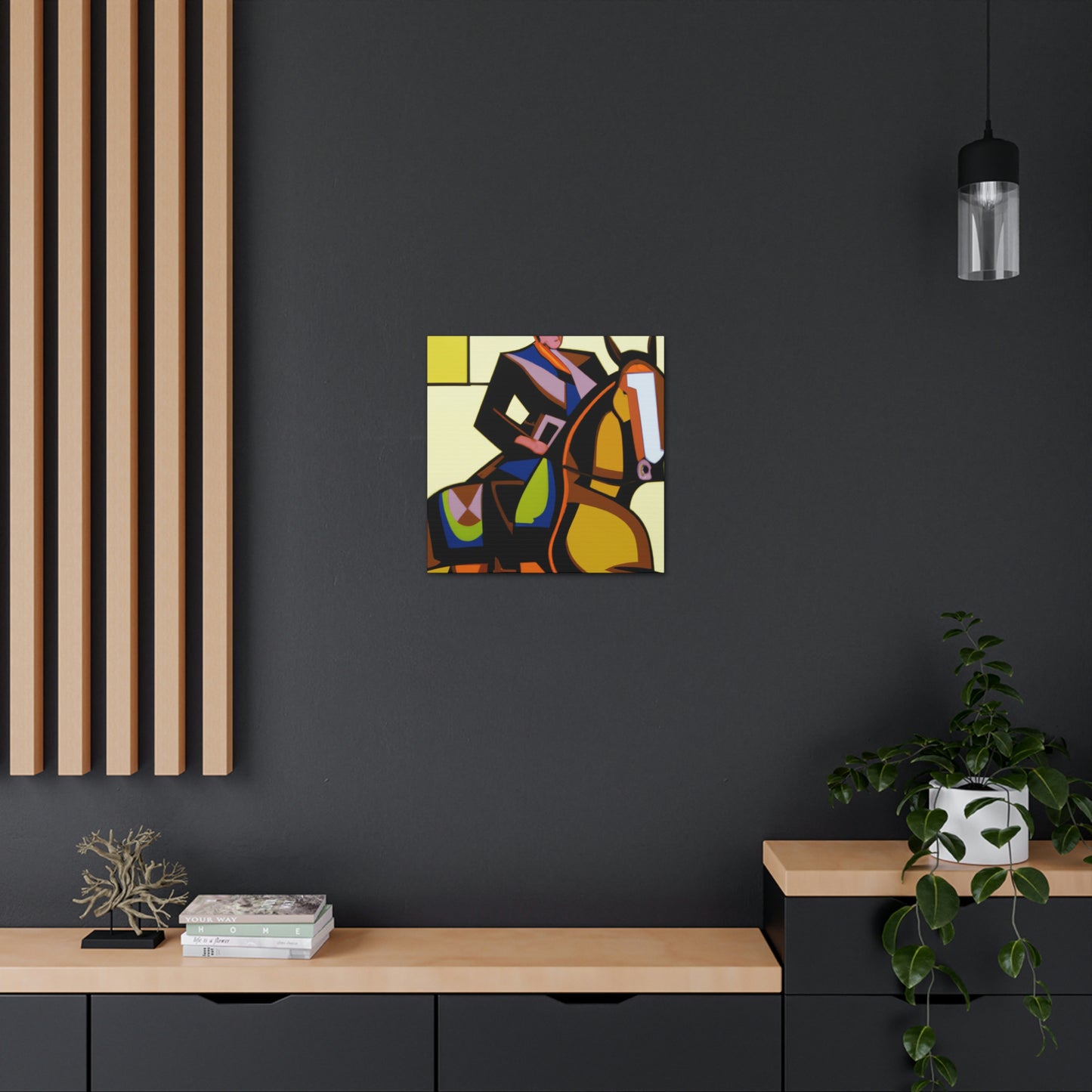 "Cowboy Acrobatic Elegance" - Canvas