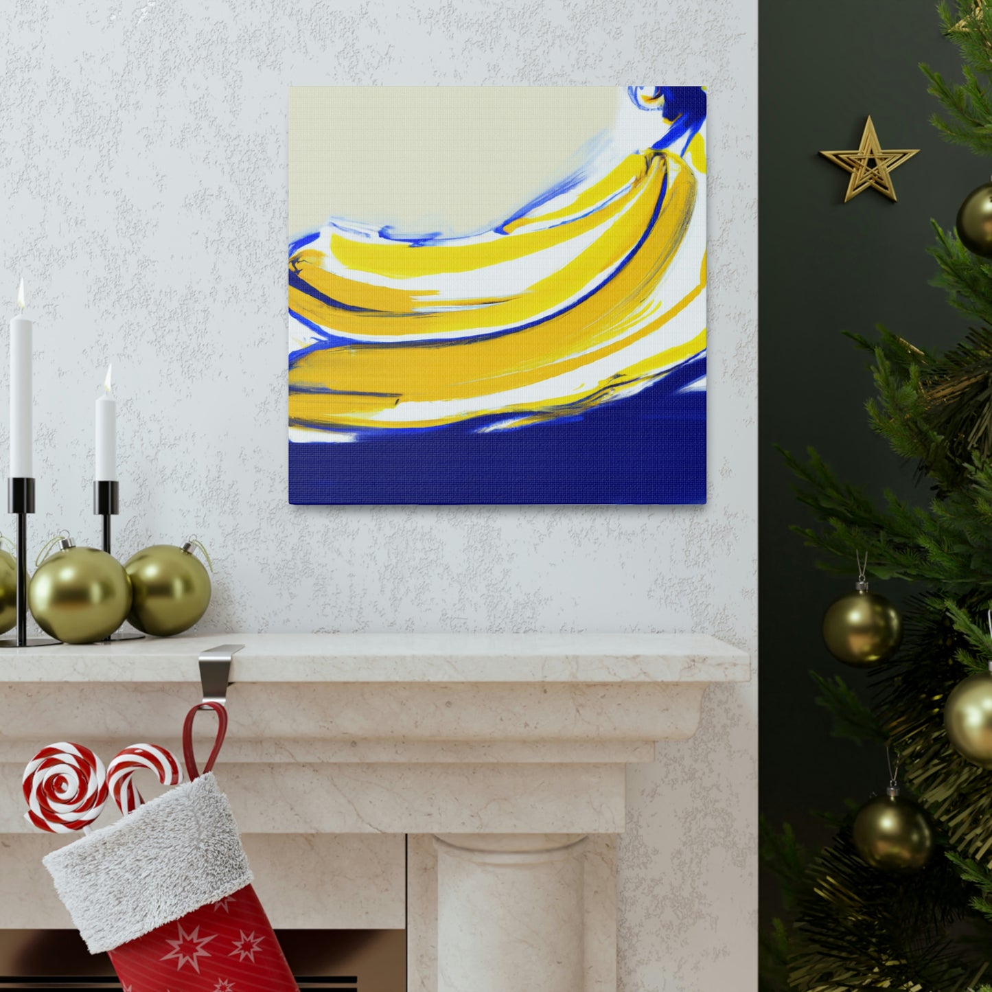 "Banana in Expressionism" - Canvas