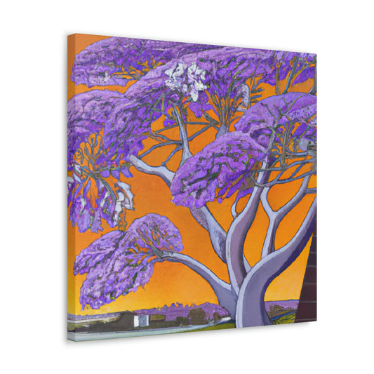 Jacaranda Sunburst Splendor - Canvas