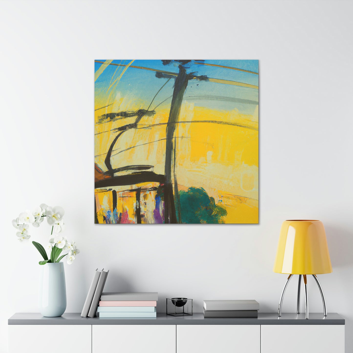 "Cable Car Expressionsim" - Canvas