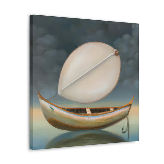 Dinghy in Surrealism - Canvas