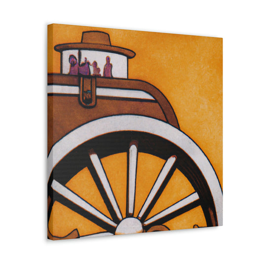 "Wagon Journey Homeward" - Canvas